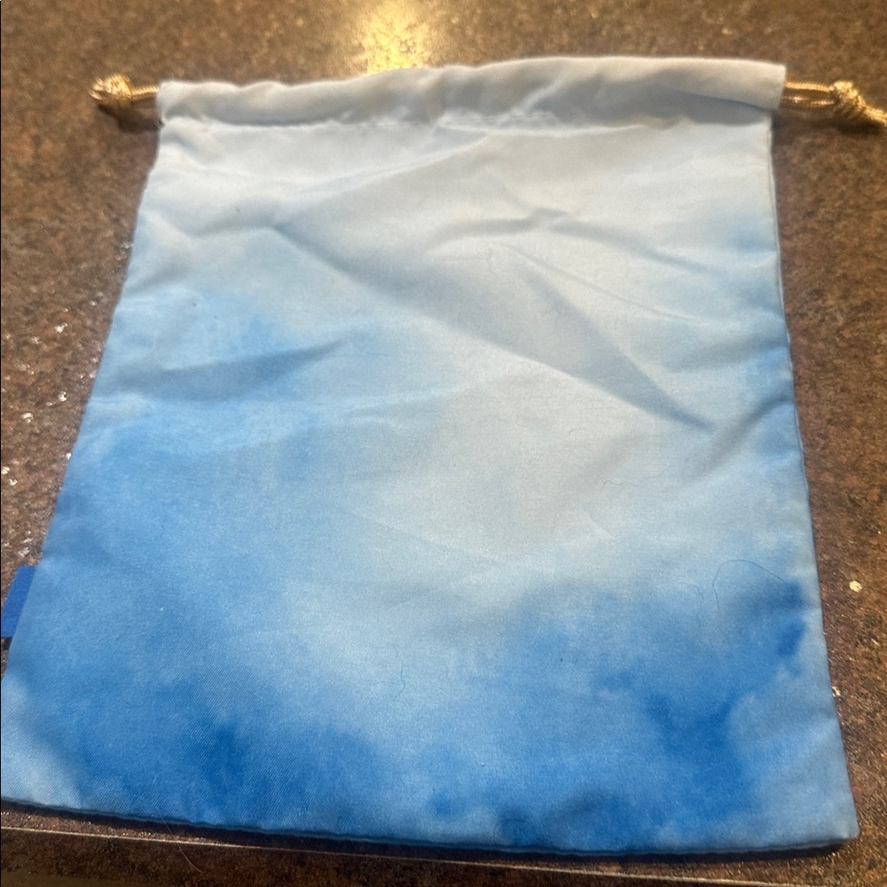 Ipsy Cosmetic Makeup Glam Bag Plus Blue Greek Goddesses Gold View 3